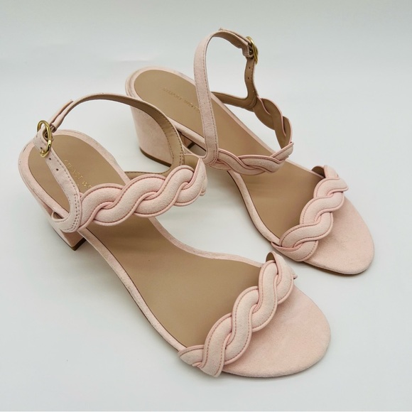 Stuart Weitzman Twistie Heels | Rosewater | Sz 9.5 - Picture 3 of 11